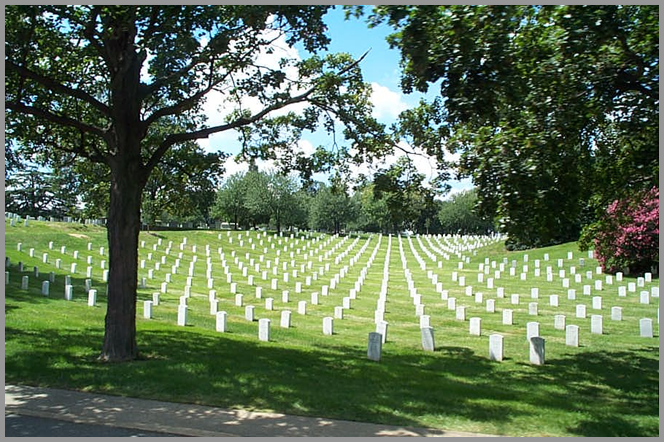 un cimitero anglosassone